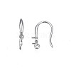 304 Stainless Steel Earring Hooks X-STAS-S057-61-3