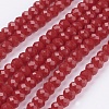 Imitation Jade Glass Bead Strands GLAA-F001-3x2mm-29-1