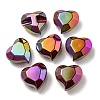 UV Plating Rainbow Iridescent Acrylic Beads OACR-P010-03C-2