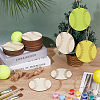 50 Bags Unfinished Wood Pendants AJEW-OC0005-82A-4