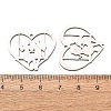 Valentine's Day 201 Stainless Steel Pendants SA-CBA49C1-02P-3