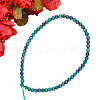 GOMAKERER 2 Strands Natural Chrysocolla and Lapis Lazuli Beads Strands G-GO0001-38B-4