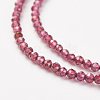 Natural Grade AA Garnet Bead Strand X-G-G680-04-3