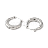 304 Stainless Hoop Earrings for Women EJEW-Z026-37P-2