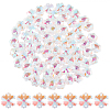 80Pcs Transparent Faceted Glass Connector Charms GLAA-SP0001-88C-02-8