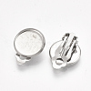 Non-Tarnish 201 Stainless Steel Clip-on Earring Findings STAS-S079-81D-1