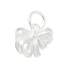 925 Sterling Silver Bowknot Charms with Jump Rings STER-M021-01S-03-1