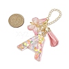 Resin Letter Cup Charms HJEW-JM02070-6