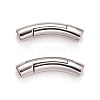 Tarnish Resistant Column 304 Stainless Steel Magnetic Necklace Clasps STAS-O035-10B-1