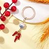 Porcelain & Alloy Enamel Keychain KEYC-JKC01156-02-2