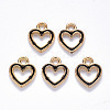 Alloy Enamel Charms X-ENAM-S121-040B-2