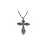 Cross Zinc Alloy Pendant Necklace NF8765-01-1