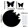 CREATCABIN 1 Set Plastic Mirror Wall Stickers AJEW-CN0001-65A-2