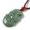 Natural Jadeite Pendant Necklaces G-H306-05-07-3