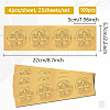 Self Adhesive Gold Foil Embossed Stickers DIY-WH0575-012-2