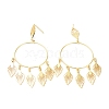 Brass Stud Earrings KK-P205-04G-2