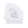 50Pcs Paper Appointment Reminder Cards AJEW-TADJ0001-22-2