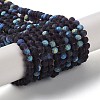 Transparent Glass Beads Strands X1-EGLA-A034-T4mm-MB15-1