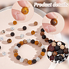   200Pcs 10 Style DIY Round Beads Jewelry Making Finding Kits DIY-PH0021-75-4