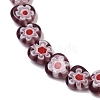 Handmade Millefiori Lampwork Beads Strands LAMP-G166-15F-3