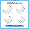   1600Pcs 4 Styles Glass Bugle Beads SEED-PH0002-08B-2