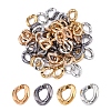60Pcs 4 Colors UV Plating Acrylic Linking Rings FIND-FS0001-25-1
