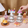 2Pcs 2 Styles Wood 3-Tier Cupcake Stand DIY-DC0003-99-3