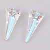 K9 Glass Rhinestone Pendants GLAA-K034-J01-A-1