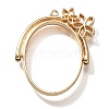 Alloy Open Back Bezel Pendants PALLOY-I223-14LG-1