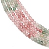 Natural Red and Green Strawberry Quartz Beads Strands GG-NH0006-A02-2mm-4