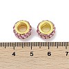 Alloy Rhinestone Clay Pave Beads ALRI-D300-04G-03-3