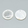 Freshwater Shell Pendants SHEL-Q016-015P-2