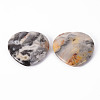 Natural Crazy Agate Thumb Worry Stone G-N0325-01-01-2