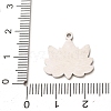 304 Stainless Steel with Red Enamel Pendants SA-CBA061A-05P-3