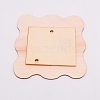 Unfinished Natural Wood Photo Frames WOOD-WH0108-02-2