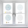 Waterproof PVC Colored Laser Stained Window Film Static Stickers DIY-WH0314-106-4