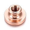 Blank Wax Seal Brass Stamp Head AJEW-K027-01RG-2