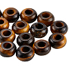 20Pcs Natural Tiger Eye European Beads G-SP0001-01B-02-1