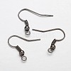 50Pcs Iron Earring Hooks IFIN-YW0001-35B-NF-2