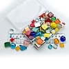 Mixed Shapes Glass Cabochons PW-WG38939-03-1