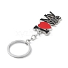 Alloy Enamel Keychains KEYC-P020-A03-2