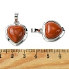Natural Red Jasper Pendants G-C114-03P-21-3