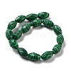 Synthetic Malachite Beads Strands G-P520-C17-01-3