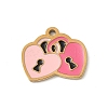 304 Stainless Steel Enamel Charms STAS-P388-19L-G-1