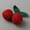 Polyester Crochet Cherry DIY-WH0622-391E-2