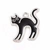 Alloy Enamel Pendants ENAM-M055-14P-1