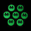 Luminous Frosted Acrylic Beads FACR-T008-02M-3