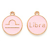 Alloy Enamel Pendants LS-ENAM-S124-01A-09K-1