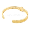 Brass Micro Pave Cubic Zirconia Open Cuff Bangles BJEW-S147-27B-G-3