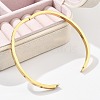 304 Stainless Steel Rhinestone Bangles for Women X-BJEW-Z092-05G-4